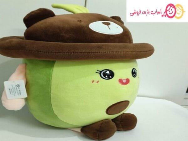 عروسک آووکادو کلاه حیوانی