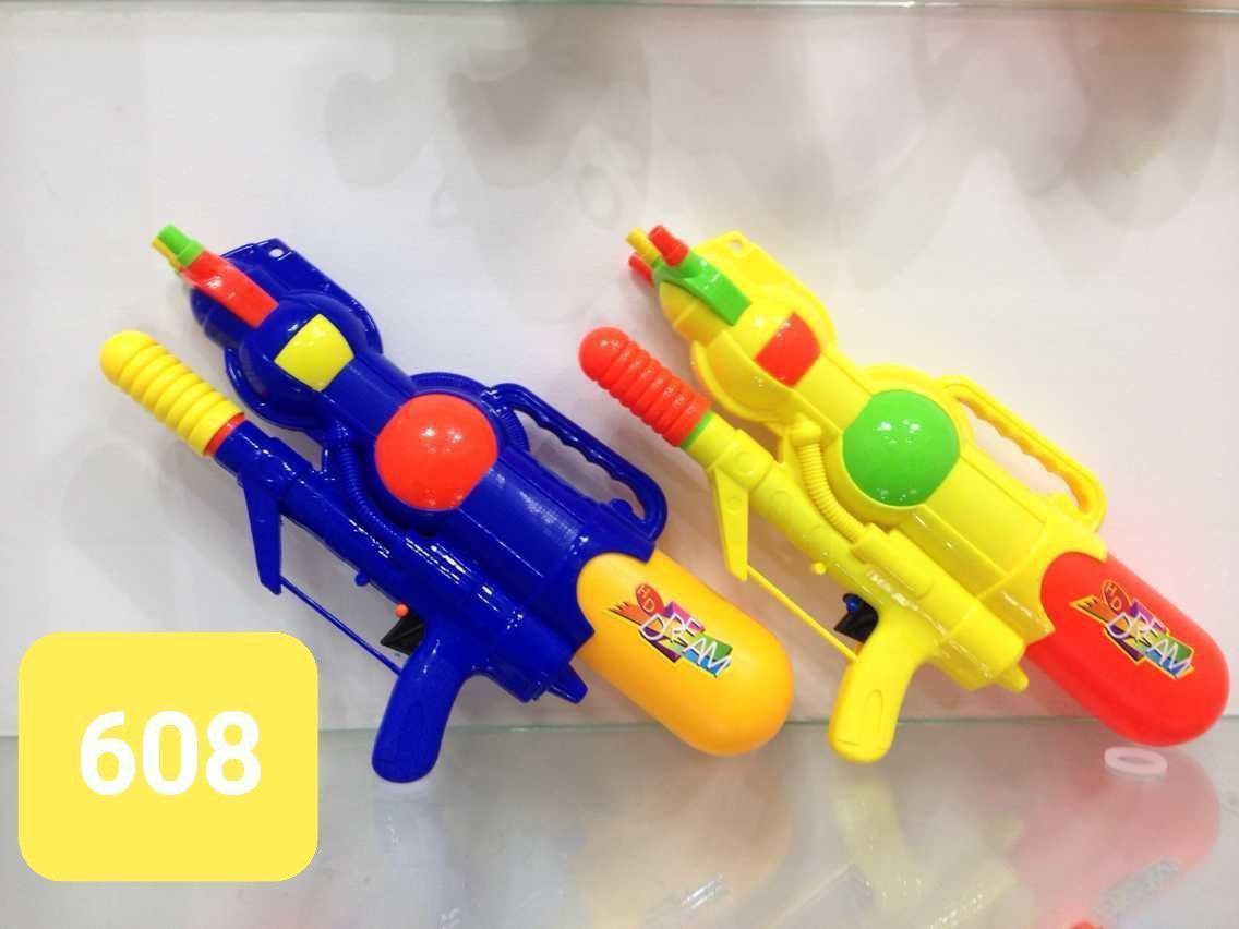 تفنگ آب پاش اسباب بازی متوسط مدل 608