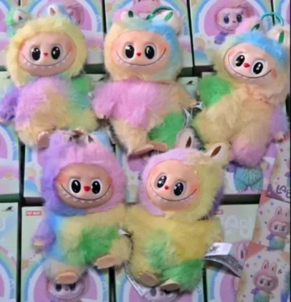 عروسک شانسی لبوبو سری رنگین کمان