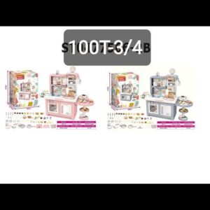 اسباب بازی مدل ست آشپزخانه طرح ساعت دار 2 تکه کد 3/4-T100