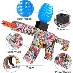 تفنگ بازی مدل تیر ژله ای Mini M416