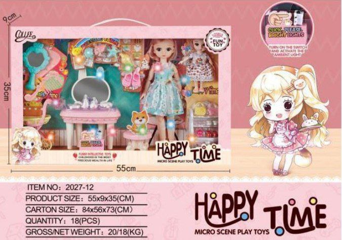 عروسک با لوازم چراغدار کد 1491