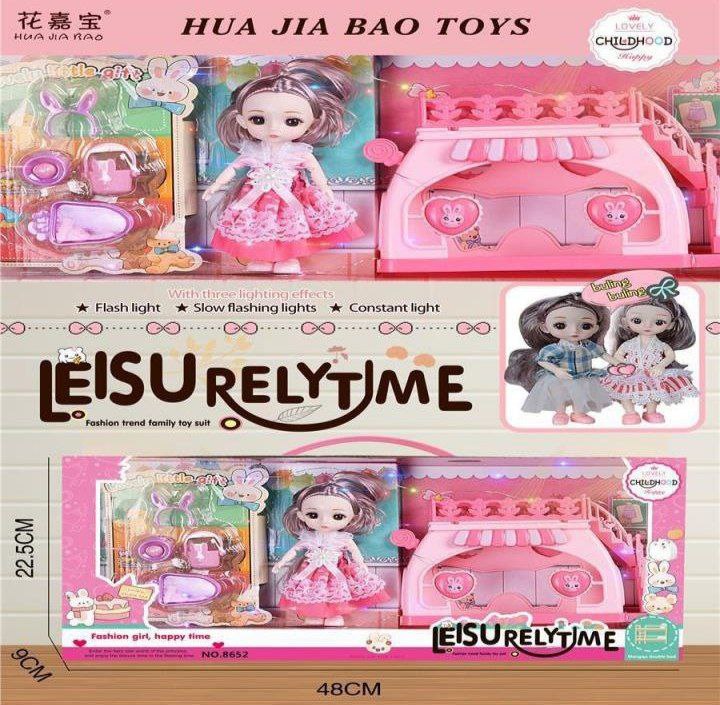 عروسک با وسایل کد 8652