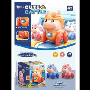 اسباب بازی مدل گاو موزیکال طرح باطری خور چراغدار موزیکال راهرو کد QB/47Y
