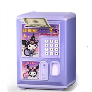 اسباب بازی مدل گاو صندوق طرح رمز دار اثر انگشتی کرومی کد 1-777