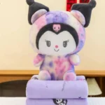 کرومی پتو طرح دار آبرنگی چند رنگ