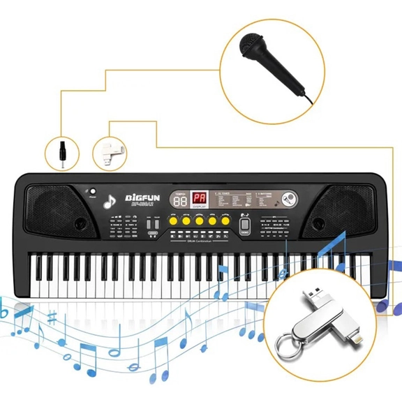 بازی آموزشی کیبورد بیگفان مدل 830A2
