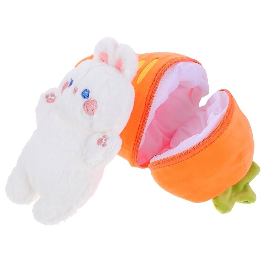 عروسک خرگوش سوپرایزی مدل هویج ارتفاع: 30 سانتی متر