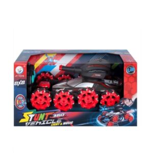 اسباب بازی کنترلی مدل تانک طرح 8 چرخ تیر پرتابی شارژی دودزا 2 کنترله کد JT661