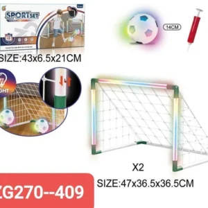ست دروازه توپ و فوتبال چراغدار ZG270_409